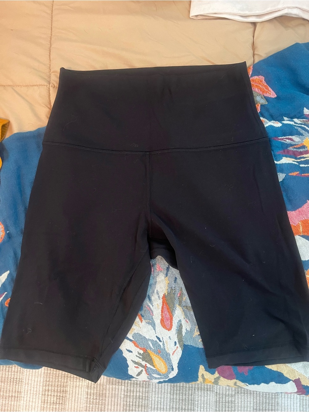 lululemon athletica Black High-Rise Bike Shorts